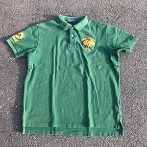 VINTAGE POLO RALPH LAUREN SHORT-SLEEVE RUGBY POLO